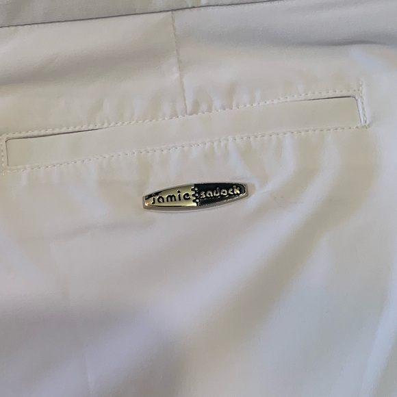 NWT Jamie Sadock Sz 18 Airwear Pleated 17.5” Skort Skirt 21316 White Golf Tennis - Picture 5 of 8